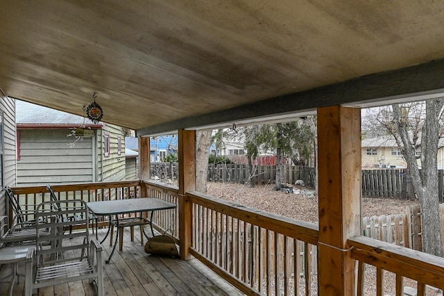 2904 Silver Lake Ct NE, Saint Anthony, MN 55421 - wooden deck featuring a fenced backyard