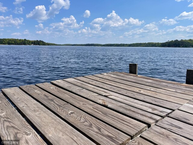 49734 202nd Pl, Mcgregor, MN 55760 - dock featuring a water view