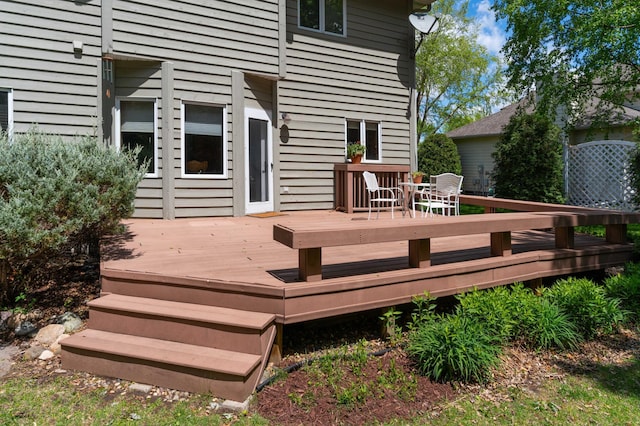 1212 Mill Creek Cir, Saint Cloud, MN 56303 - view of deck