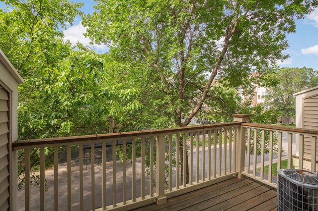 13872 52nd Ave N, Plymouth, MN 55446 - deck with central AC unit