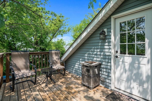 12801 40th St NE, Saint Michael, MN 55376 - view of wooden terrace
