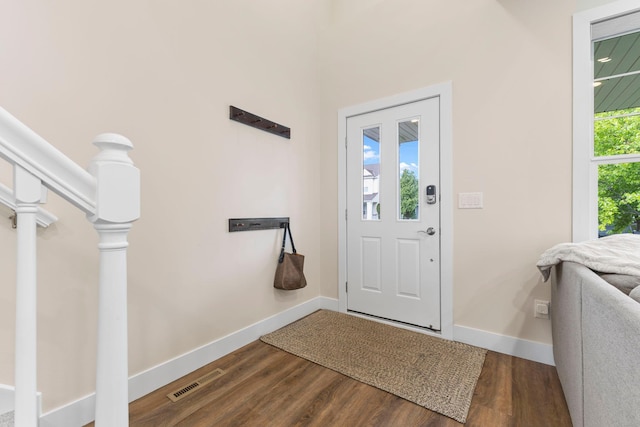 11955 84th Pl N, Maple Grove, MN 55369 - entryway featuring wood finished floors and baseboards