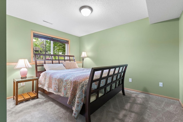 11955 84th Pl N, Maple Grove, MN 55369 - bedroom with carpet floors, a textured ceiling, and baseboards