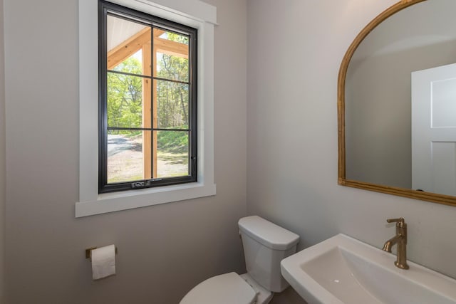29655 E Horseshoe Lake Rd, Mission Twp, MN 56465 - bathroom with a sink and toilet