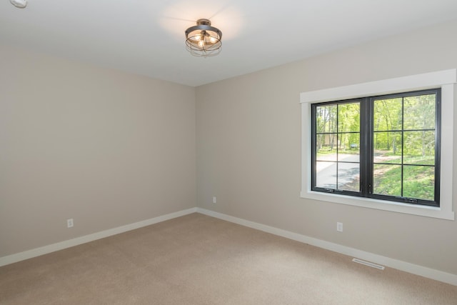29655 E Horseshoe Lake Rd, Mission Twp, MN 56465 - empty room with light carpet and baseboards