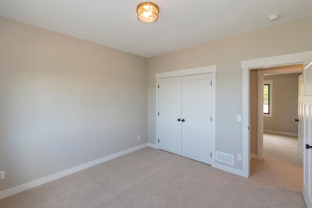 29655 E Horseshoe Lake Rd, Mission Twp, MN 56465 - unfurnished bedroom with light carpet and a closet