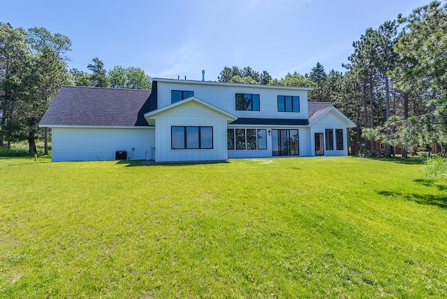 29655 E Horseshoe Lake Rd, Mission Twp, MN 56465 - back of property featuring a yard