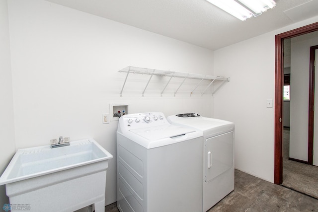 828 Cinnamon Ridge Pl, West Fargo, ND 58078 - washroom featuring independent washer and dryer and wood finished floors