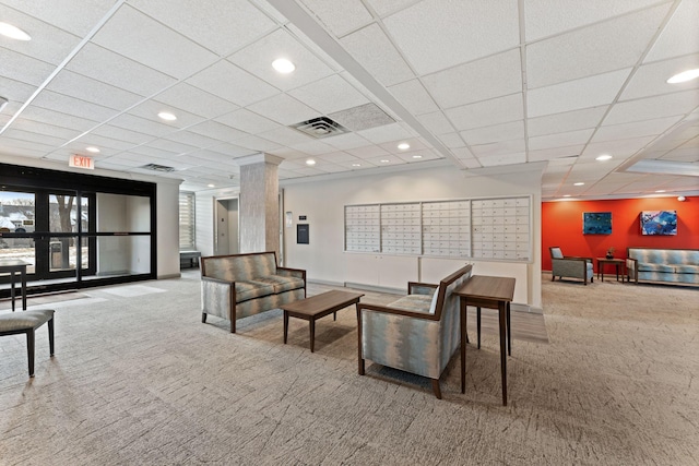 1425 28th St Unit 510, Minneapolis, MN 55408 - lobby with recessed lighting and a drop ceiling