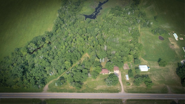 2509 Jade St, Mora, MN 55051 - aerial view of property and surrounding area with a forest
