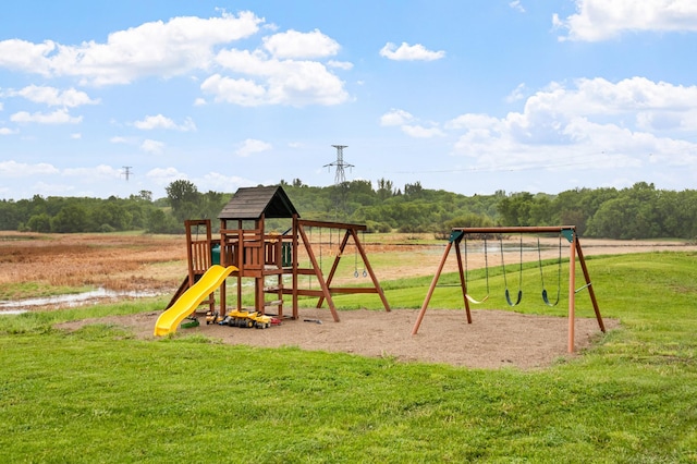 2487 2nd St SW, Buffalo, MN 55313 - community playground featuring a lawn