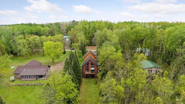7194 Quentin Rd NE, Outing, MN 56662 - aerial view of property and surrounding area featuring a forest