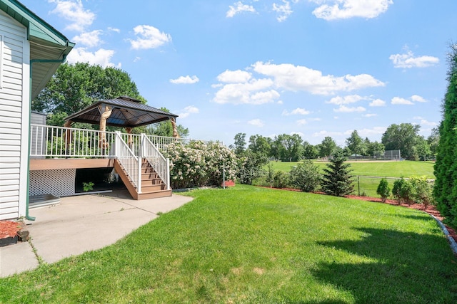 10779 57th St NE, Albertville, MN 55301 - view of yard featuring a gazebo and a patio