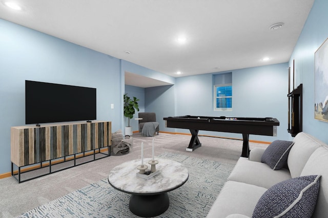 10779 57th St NE, Albertville, MN 55301 - rec room with carpet and recessed lighting