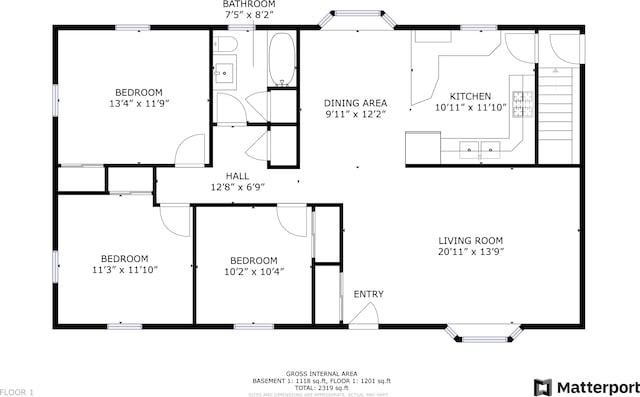 11124 Welcome Ave N, Champlin, MN 55316 - home floor plan