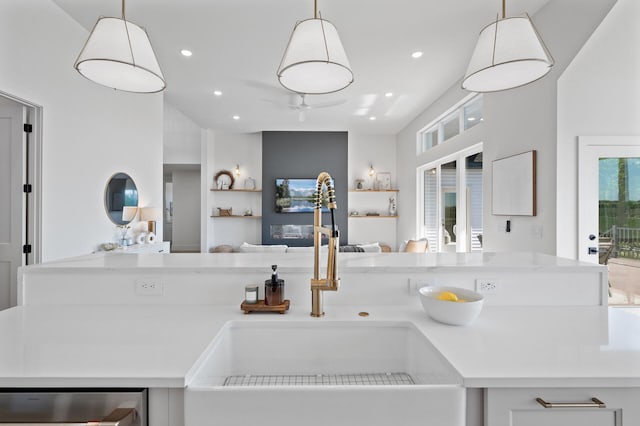 2520 230th Ct NW, Saint Francis, MN 55070 - ensuite bathroom featuring recessed lighting, a ceiling fan, and vanity