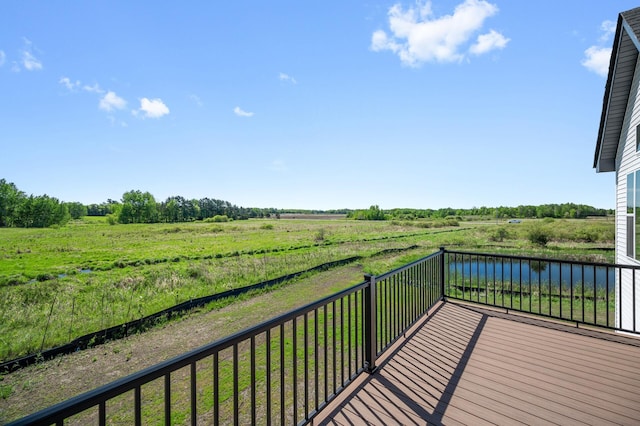2520 230th Ct NW, Saint Francis, MN 55070 - wooden terrace featuring a rural view