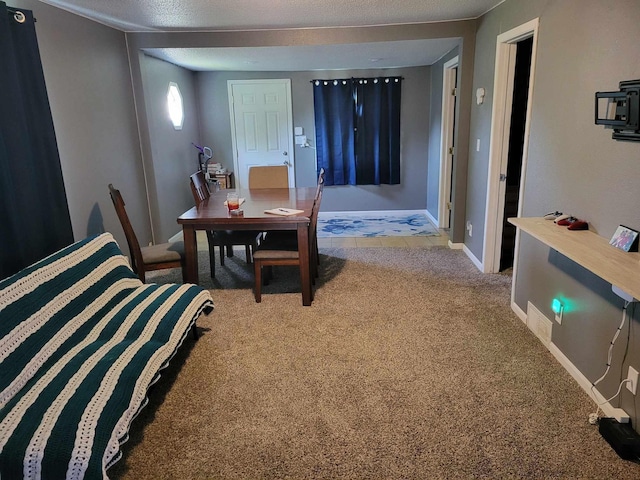 640 6th St, Albany, MN 56307 - dining area featuring carpet floors and baseboards