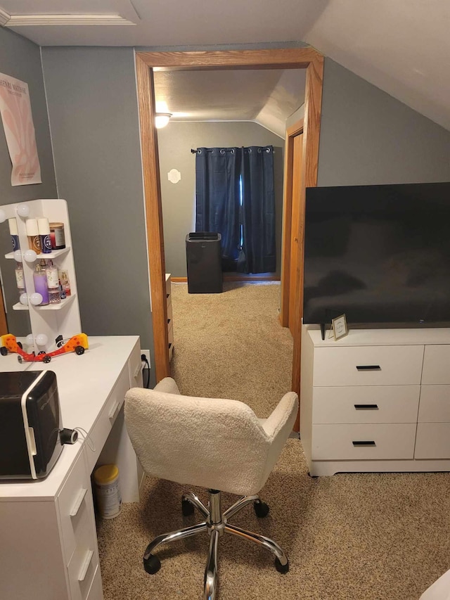 640 6th St, Albany, MN 56307 - office with carpet flooring and lofted ceiling