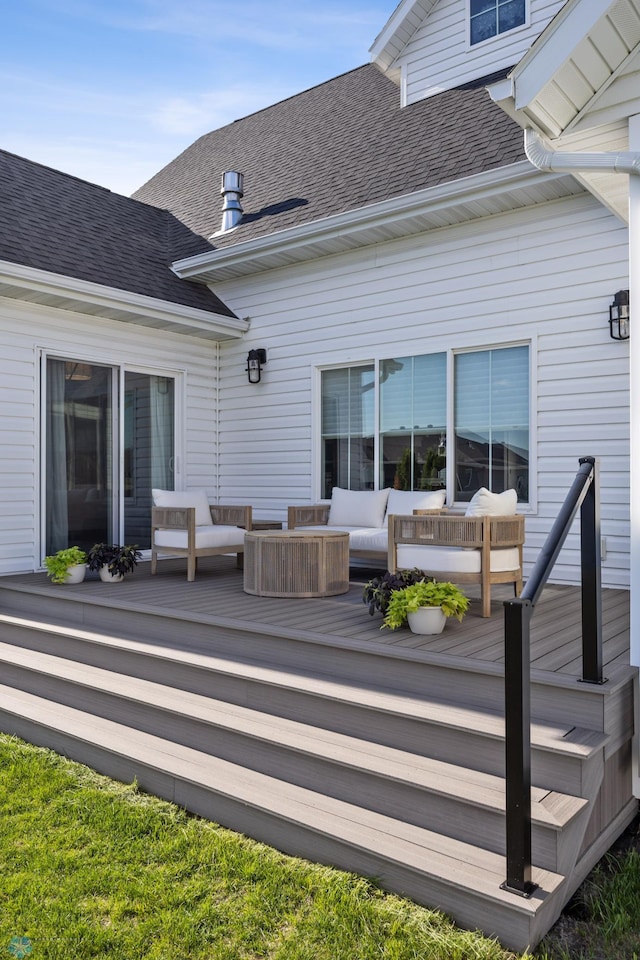 2652 70th Ave S, Fargo, ND 58104 - wooden terrace featuring an outdoor hangout area