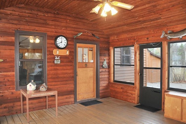 29626 436th Pl, Farm Island Twp, MN 56431 - sunroom / solarium featuring vaulted ceiling