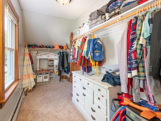 306 Benton St W, Cologne, MN 55322 - spacious closet featuring baseboard heating and light colored carpet