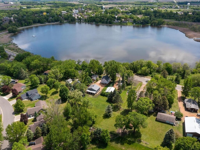 306 Benton St W, Cologne, MN 55322 - aerial view of residential area with a nearby body of water
