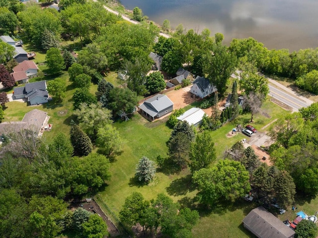 306 Benton St W, Cologne, MN 55322 - aerial overview of property's location featuring nearby suburban area and a nearby body of water