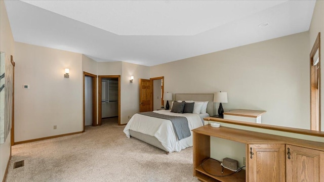 7420 Long Lake Rd, Dovre Twp, MN 56201 - bedroom with light carpet, baseboards, and a closet