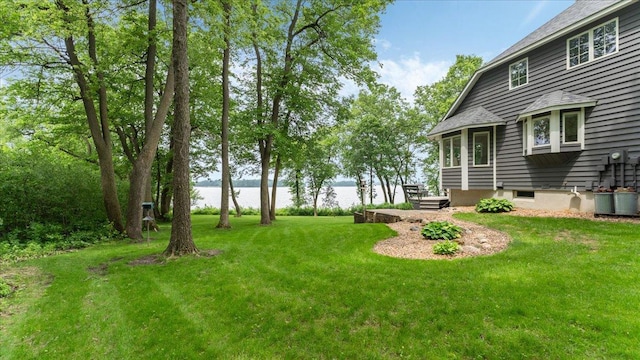 7420 Long Lake Rd, Dovre Twp, MN 56201 - view of grassy yard with a water view