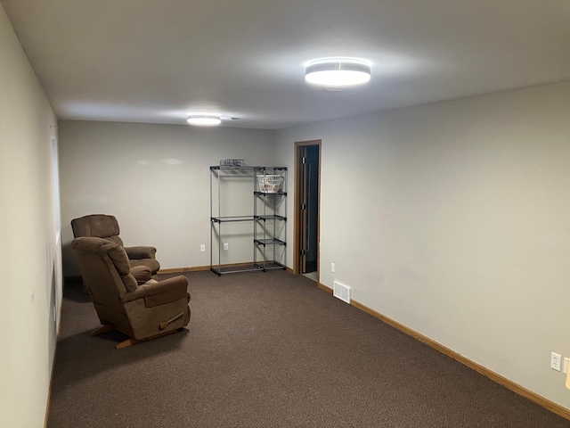 408 Beech Ave, Fergus Falls, MN 56537 - sitting room featuring carpet and baseboards