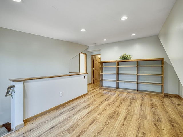 1396 Palace Ave, Saint Paul, MN 55105 - spare room featuring wood finished floors, recessed lighting, and baseboards