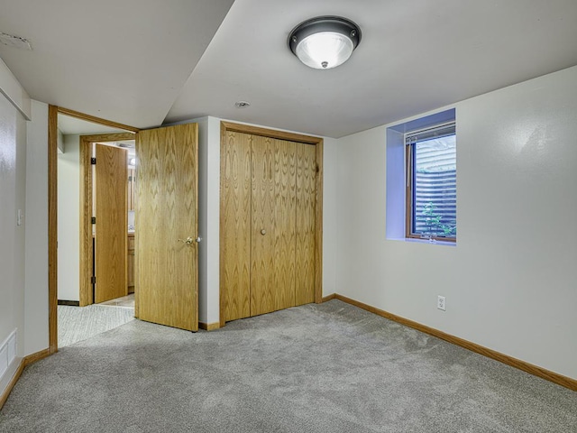 1396 Palace Ave, Saint Paul, MN 55105 - unfurnished bedroom with carpet flooring, a closet, and baseboards