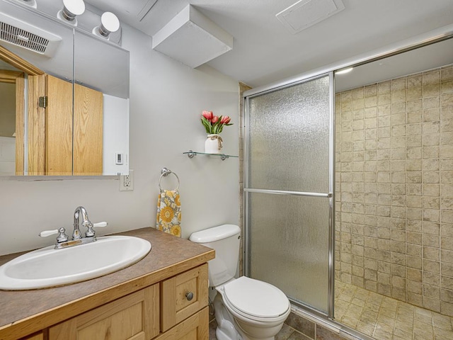 1396 Palace Ave, Saint Paul, MN 55105 - bathroom featuring a stall shower, toilet, and vanity