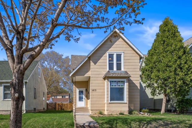1415 Wynne Ave, Saint Paul, MN 55108 - view of front facade with a shingled roof