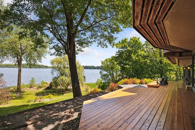 4080 Lotus Dr, Minnetrista, MN 55331 - deck featuring a water view