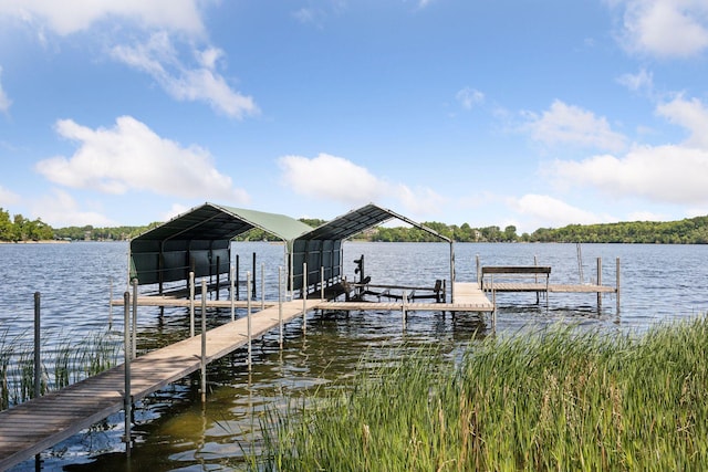 4080 Lotus Dr, Minnetrista, MN 55331 - dock with boat lift and a water view