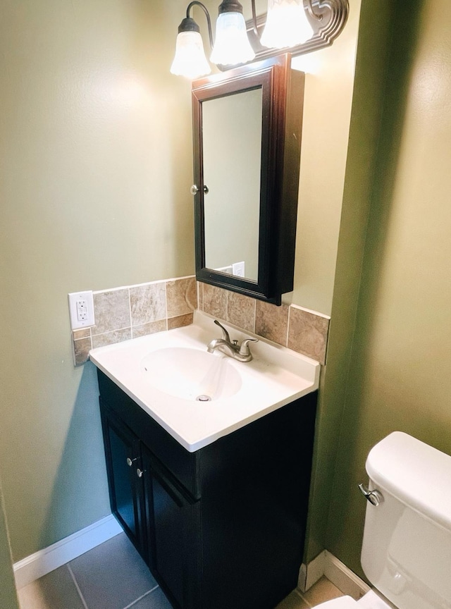 415 Francis St, Faribault, MN 55021 - half bathroom with vanity and toilet