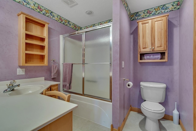 5386 165th St NE, Atwater, MN 56209 - full bath featuring vanity, toilet, combined bath / shower with glass door, and baseboards