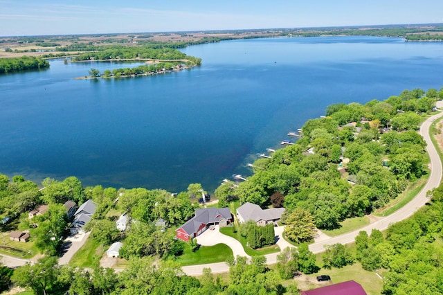 5386 165th St NE, Atwater, MN 56209 - drone / aerial view of a large body of water