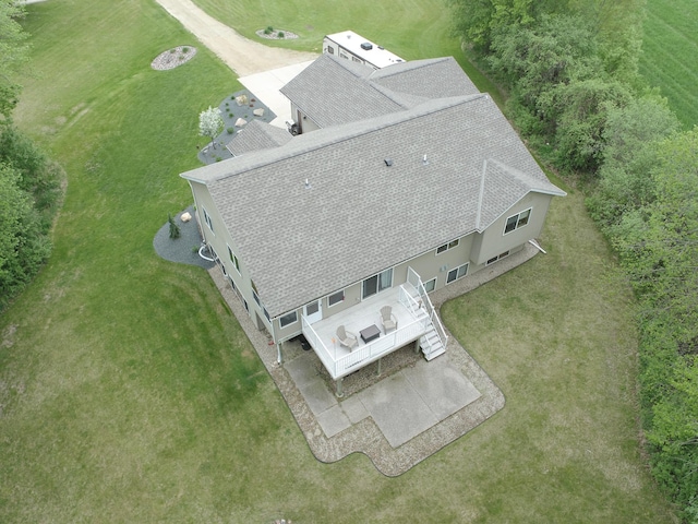 201 Ridge Dr, Kenyon, MN 55946 - view from above of property