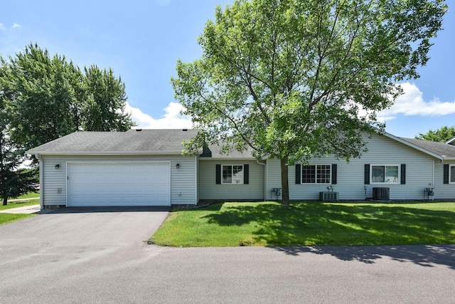 11023 57th St NE, Albertville, MN 55301 - single story home featuring driveway, an attached garage, and a front yard