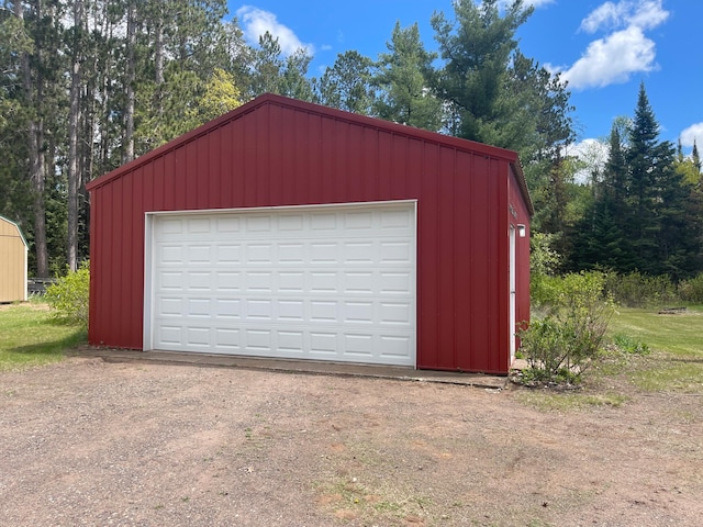 3146 Green Bay Rd, Sturgeon Lake, MN 55783 - view of detached garage