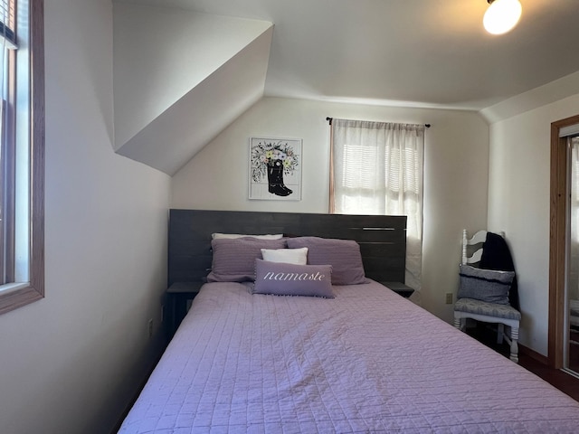 404 1st St S, Hoffman, MN 56339 - bedroom with lofted ceiling