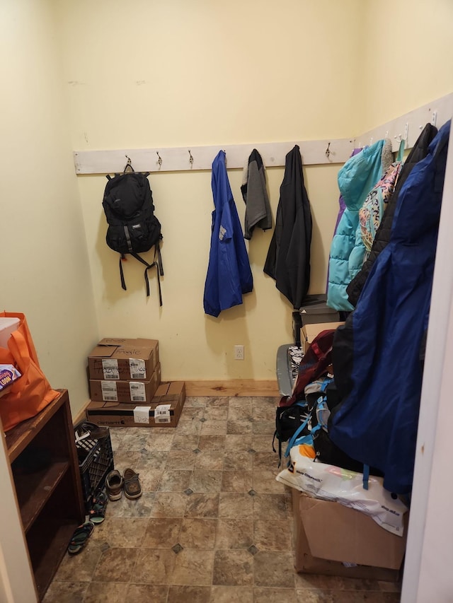 21824 County Highway 20, Lake Eunice Twp, MN 56501 - mudroom with stone finish floors