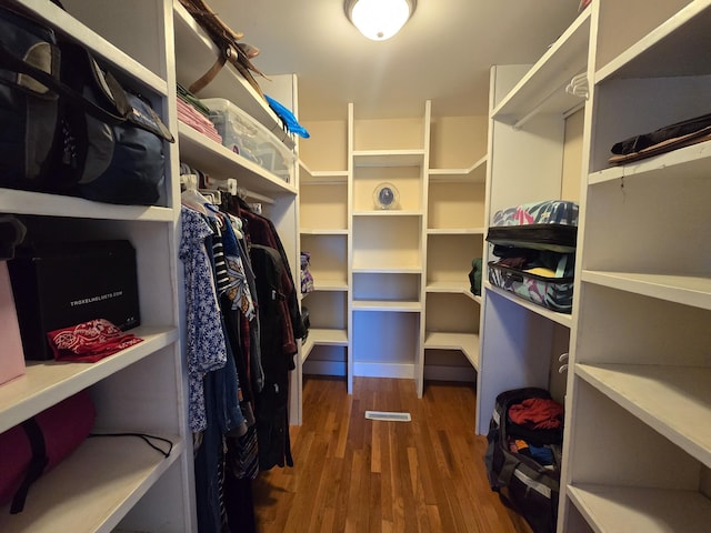 21824 County Highway 20, Lake Eunice Twp, MN 56501 - spacious closet with wood finished floors