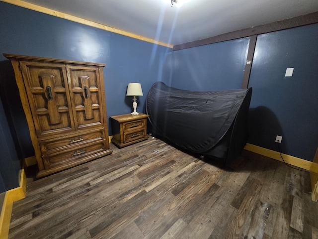 21824 County Highway 20, Lake Eunice Twp, MN 56501 - bedroom with wood finished floors and baseboards
