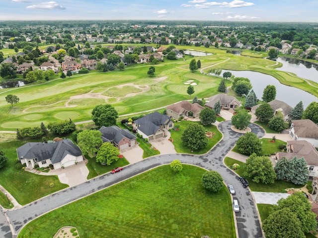 11565 Palisade Ct NE, Blaine, MN 55449 - aerial view of residential area featuring a nearby body of water and a local golf course