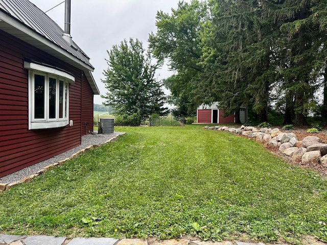 40580 Bow Trl, Nerstrand, MN 55053 - view of grassy yard with an outdoor structure