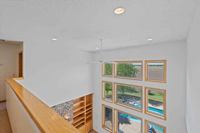 27285 Cambodia Ave, Castle Rock Twp, MN 55024 - hall with recessed lighting and a textured ceiling